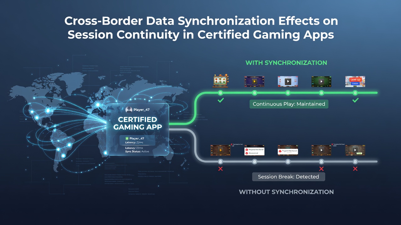 Darstellung von Sitzungskontinuität und Datenflüssen in zertifizierten Gaming-Umgebungen