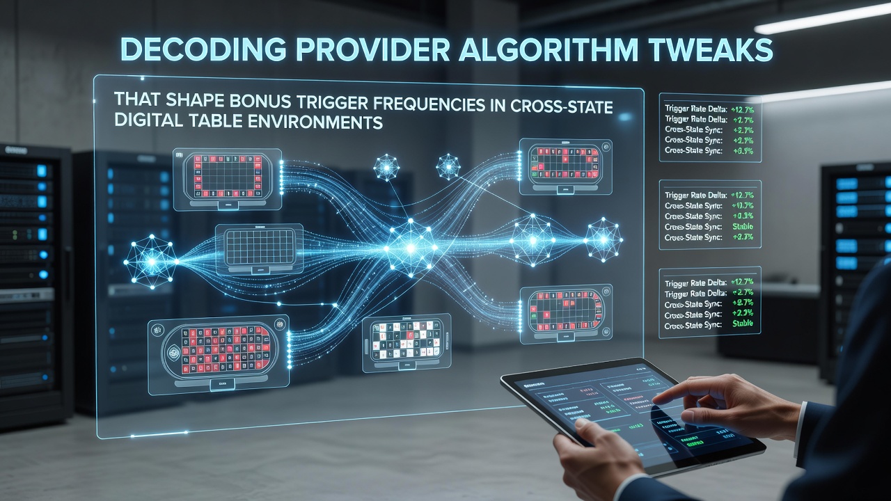 Darstellung von Algorithmus-Anpassungen bei digitalen Tischspielen und deren Auswirkungen auf Bonus-Trigger in verschiedenen Regionen
