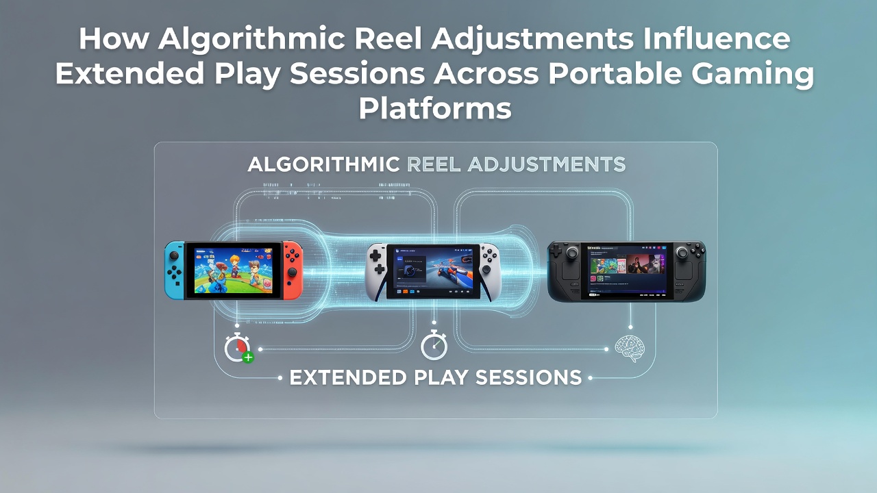 Darstellung algorithmischer Walzenanpassungen auf mobilen Gaming-Geräten mit Diagrammen zu Sitzungslängen