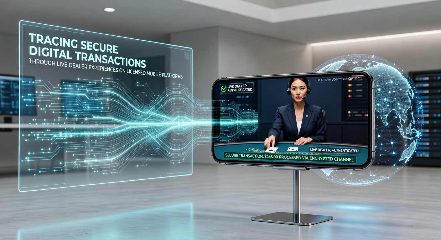 Mobile Live-Dealer-Plattform mit Transaktionsüberwachung